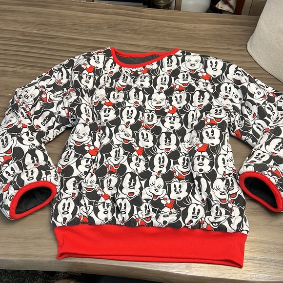 VTG 90βS DISNEY MINI MOUSE REVERSIBLE PUFFER SWEATER - Picture 12 of 17